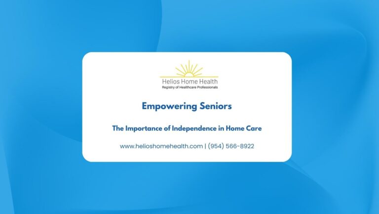 Empowering Seniors- The Importance of Independence in Home Care