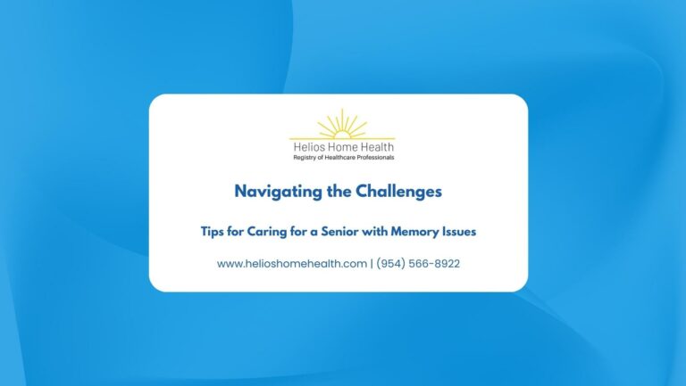 Navigating the Challenges- Tips for Caring for a Senior with Memory Issues