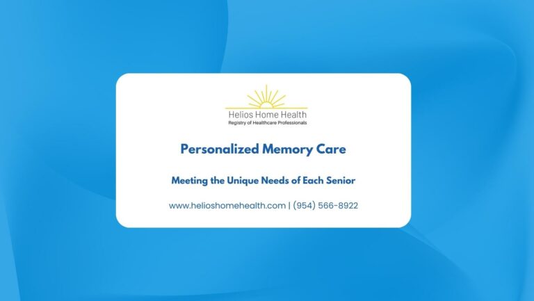 Personalized Memory Care- Meeting the Unique Needs of Each Senior